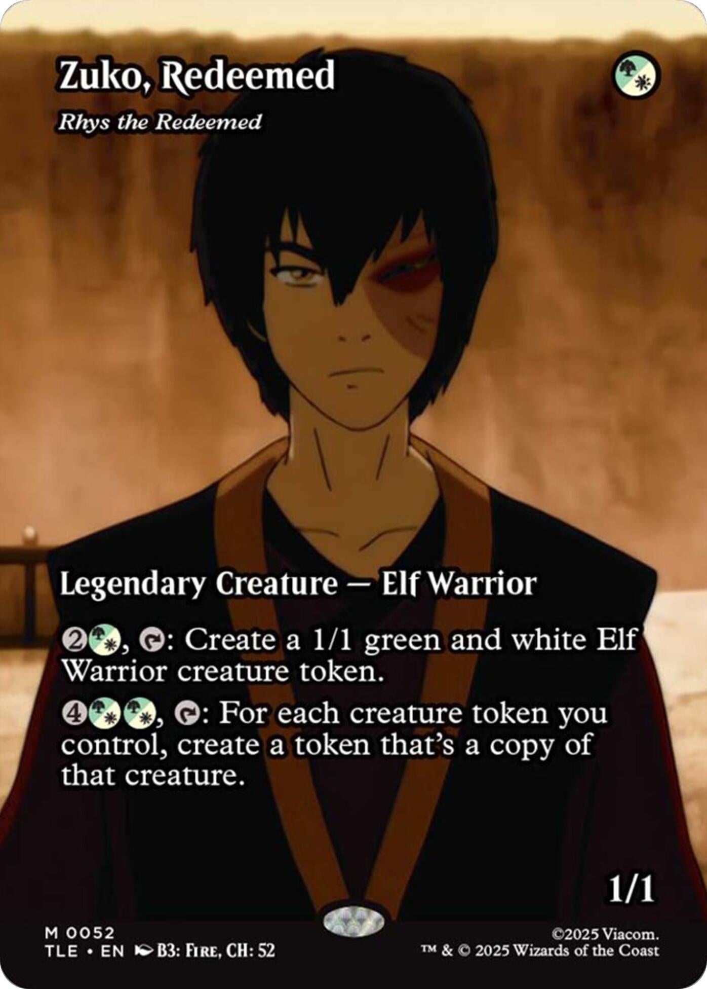 Image for Zuko, Redeemed - Rhys the Redeemed (Borderless) (52) - Magic: The Gathering