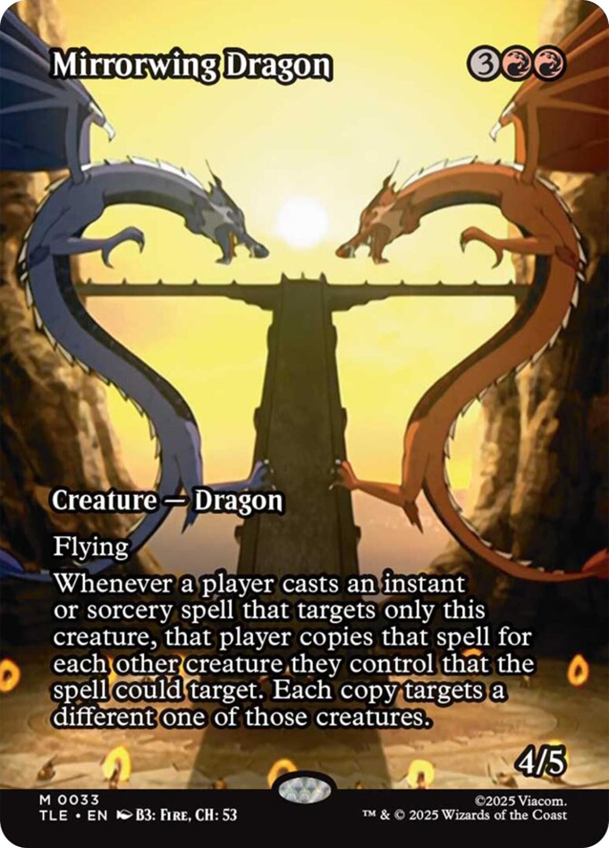 Image for Mirrorwing Dragon (Borderless) (33) - Magic: The Gathering