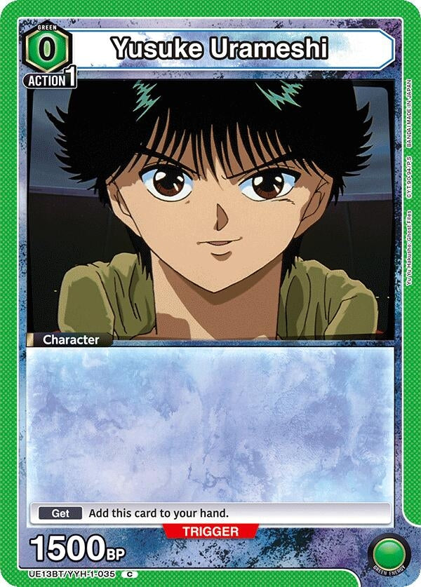 Yusuke Urameshi (035) (Box Topper Foil) (UE13BT/YYH-1-035) (UE13BT: Yu Yu Hakusho: Ghost Files)