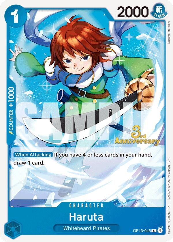 Image for Haruta (OP13-045) - One Piece Card Game