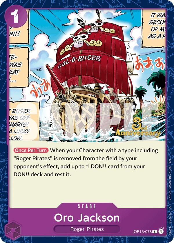 Image for Oro Jackson (OP13-078) - One Piece Card Game
