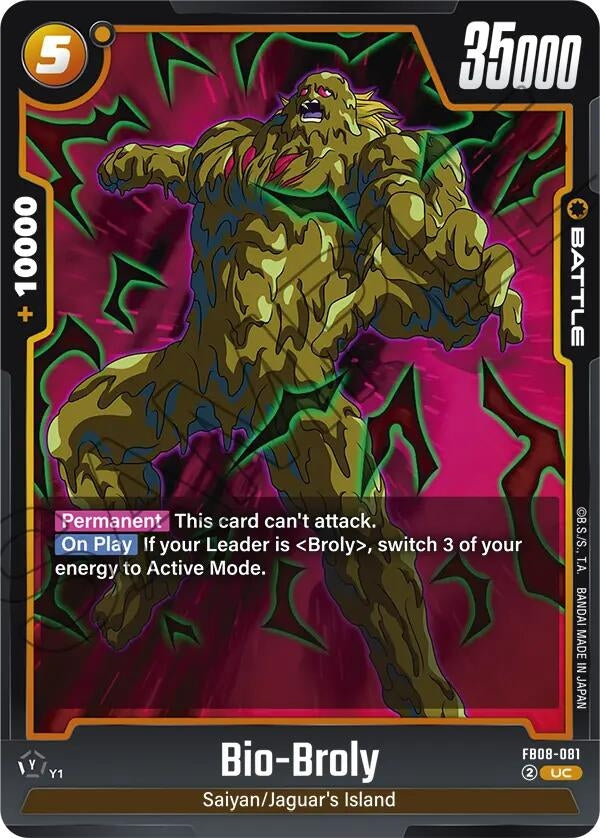 Image for Bio-Broly (FB08-081) (Saiyan's Pride) - Dragon Ball Super: Fusion World