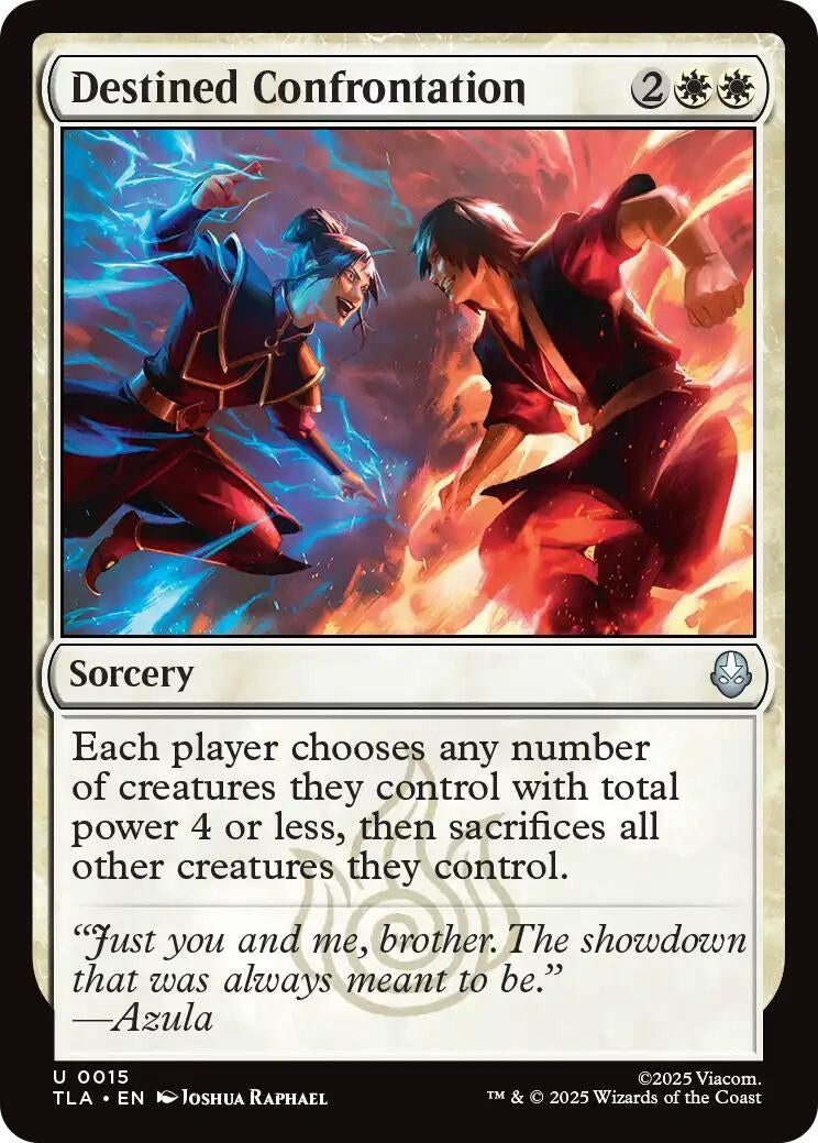 Image for Destined Confrontation (15) (Avatar: The Last Airbender) - Magic: The Gathering