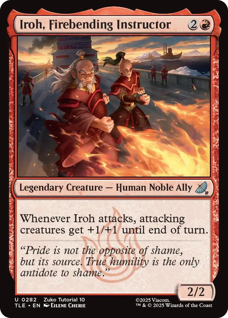 Image for Iroh, Firebending Instructor (0282) (282) - Magic: The Gathering