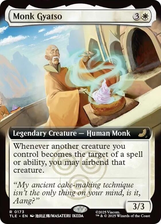 Image for Monk Gyatso (Extended Art) (173) - Magic: The Gathering