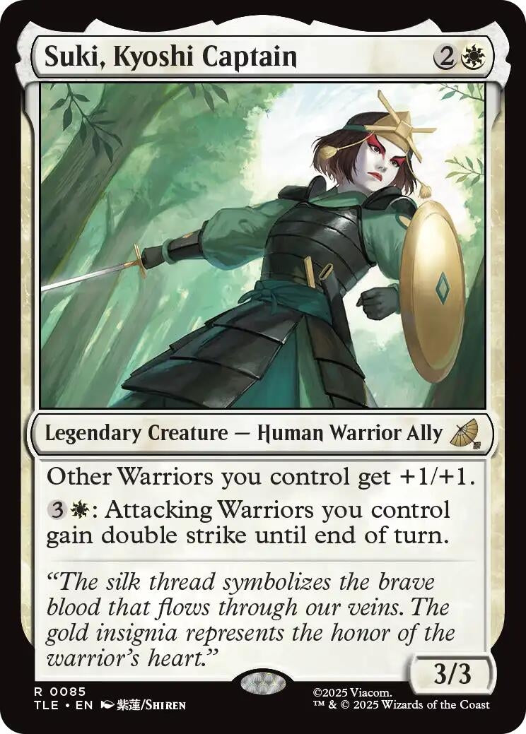 Image for Suki, Kyoshi Captain (85) - Magic: The Gathering