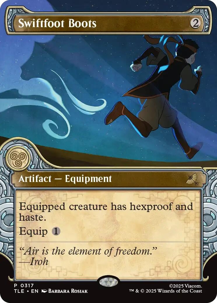 Image for Swiftfoot Boots (Showcase) (317) - Magic: The Gathering