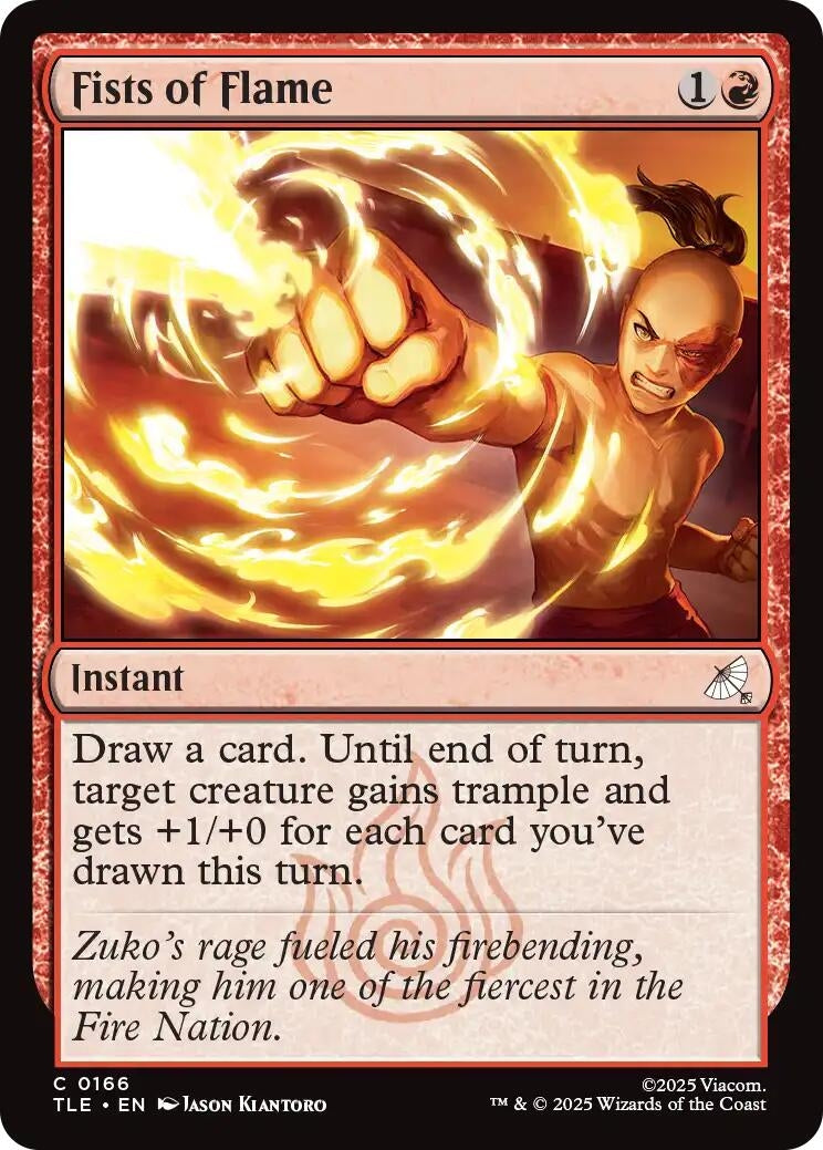 Image for Fists of Flame (166) - Magic: The Gathering