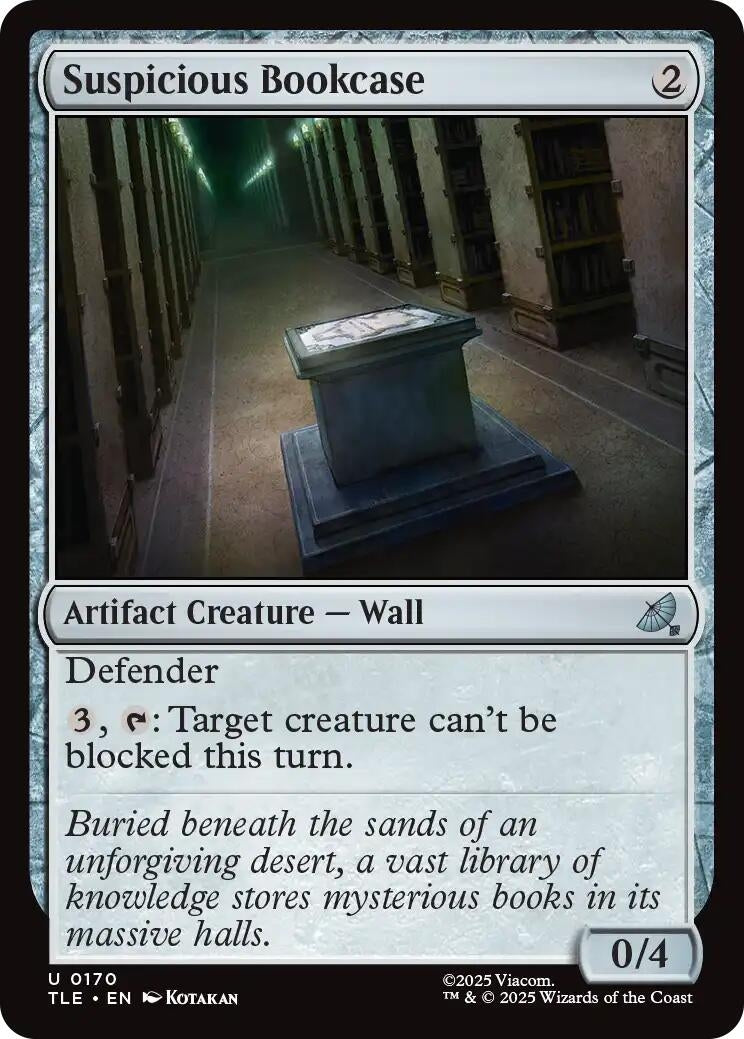 Image for Suspicious Bookcase (170) - Magic: The Gathering
