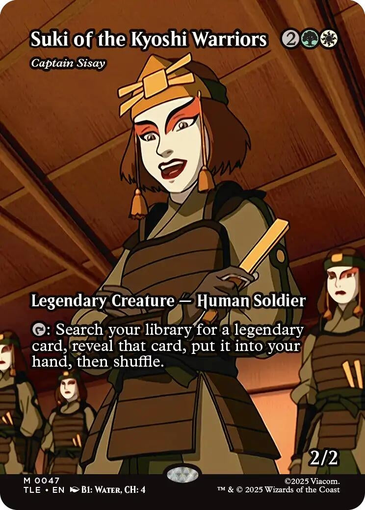 Image for Suki of the Kyoshi Warriors - Captain Sisay (Borderless) (47) - Magic: The Gathering