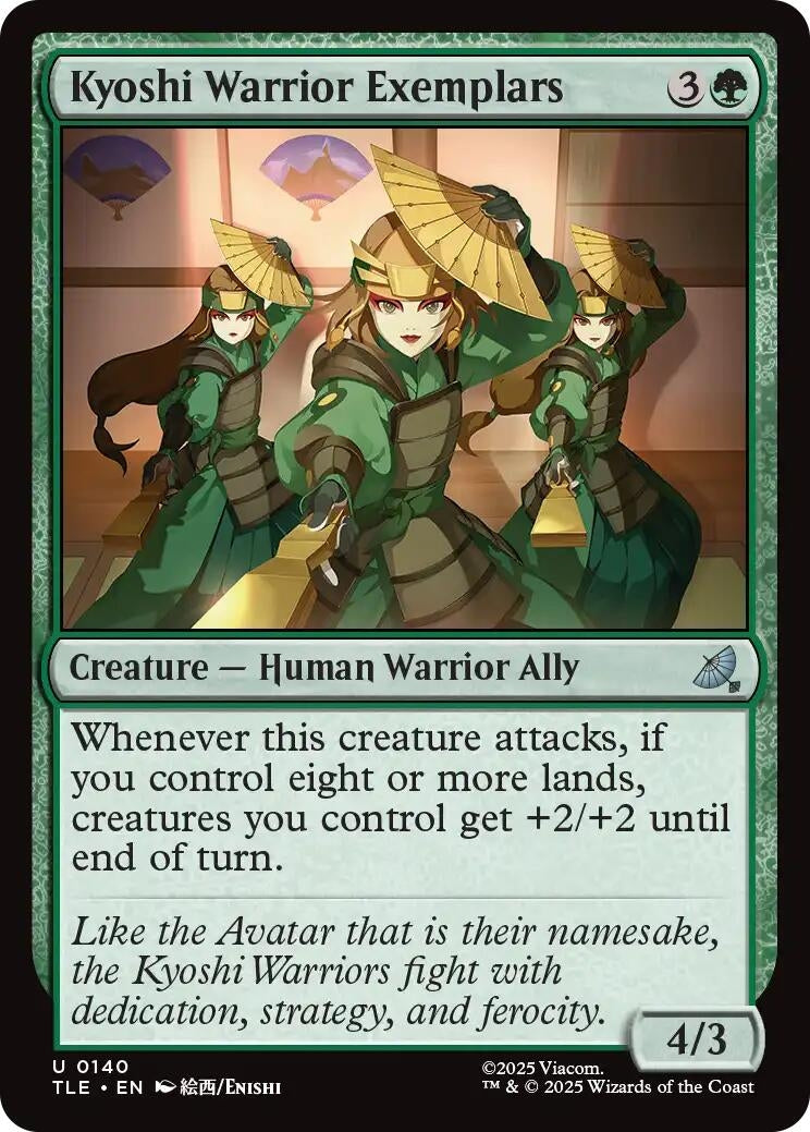 Image for Kyoshi Warrior Exemplars (140) - Magic: The Gathering
