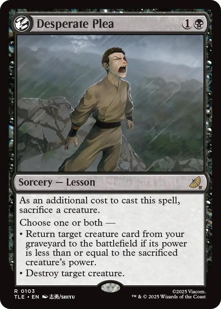 Image for Desperate Plea (103) - Magic: The Gathering