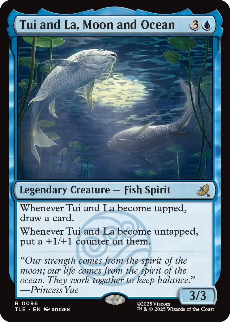 Image for Tui and La, Moon and Ocean (96) - Magic: The Gathering