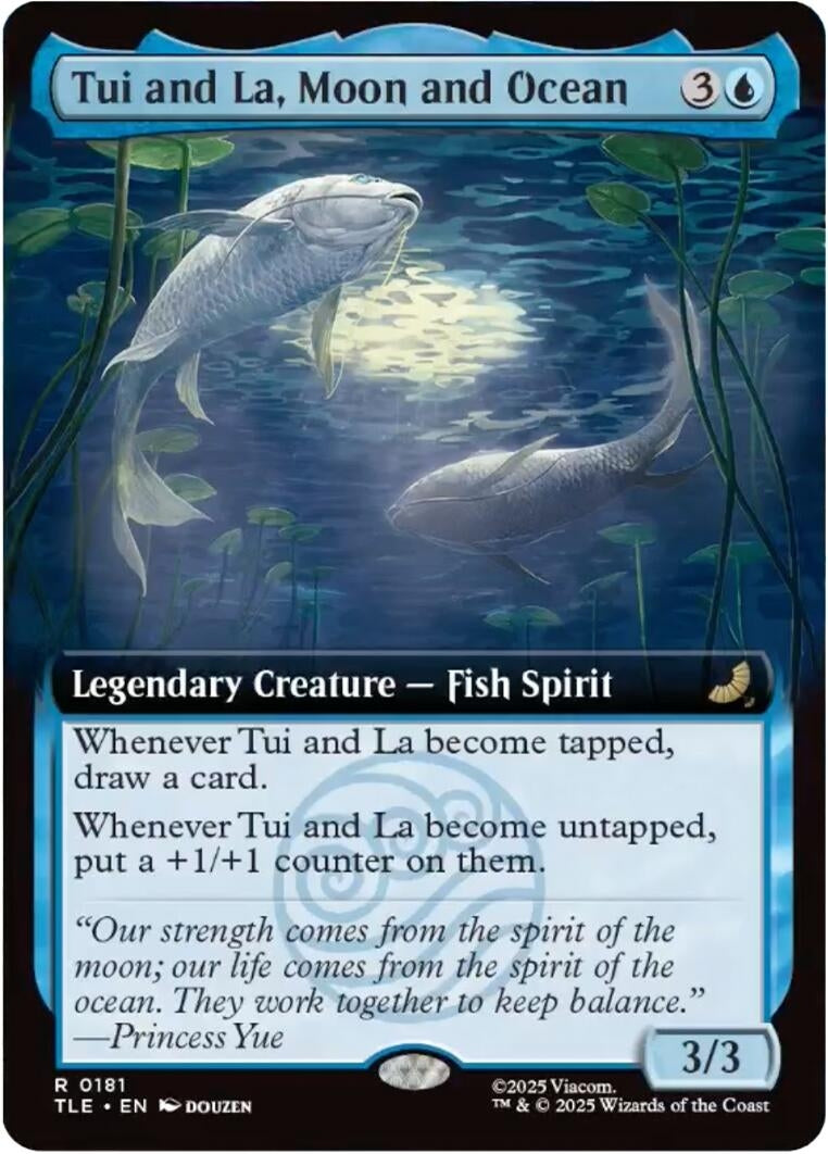 Image for Tui and La, Moon and Ocean (Extended Art) (181) - Magic: The Gathering