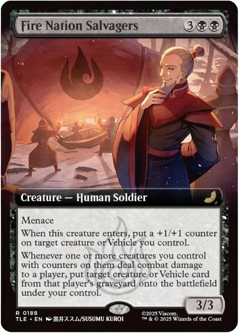 Image for Fire Nation Salvagers (Extended Art) (188) - Magic: The Gathering