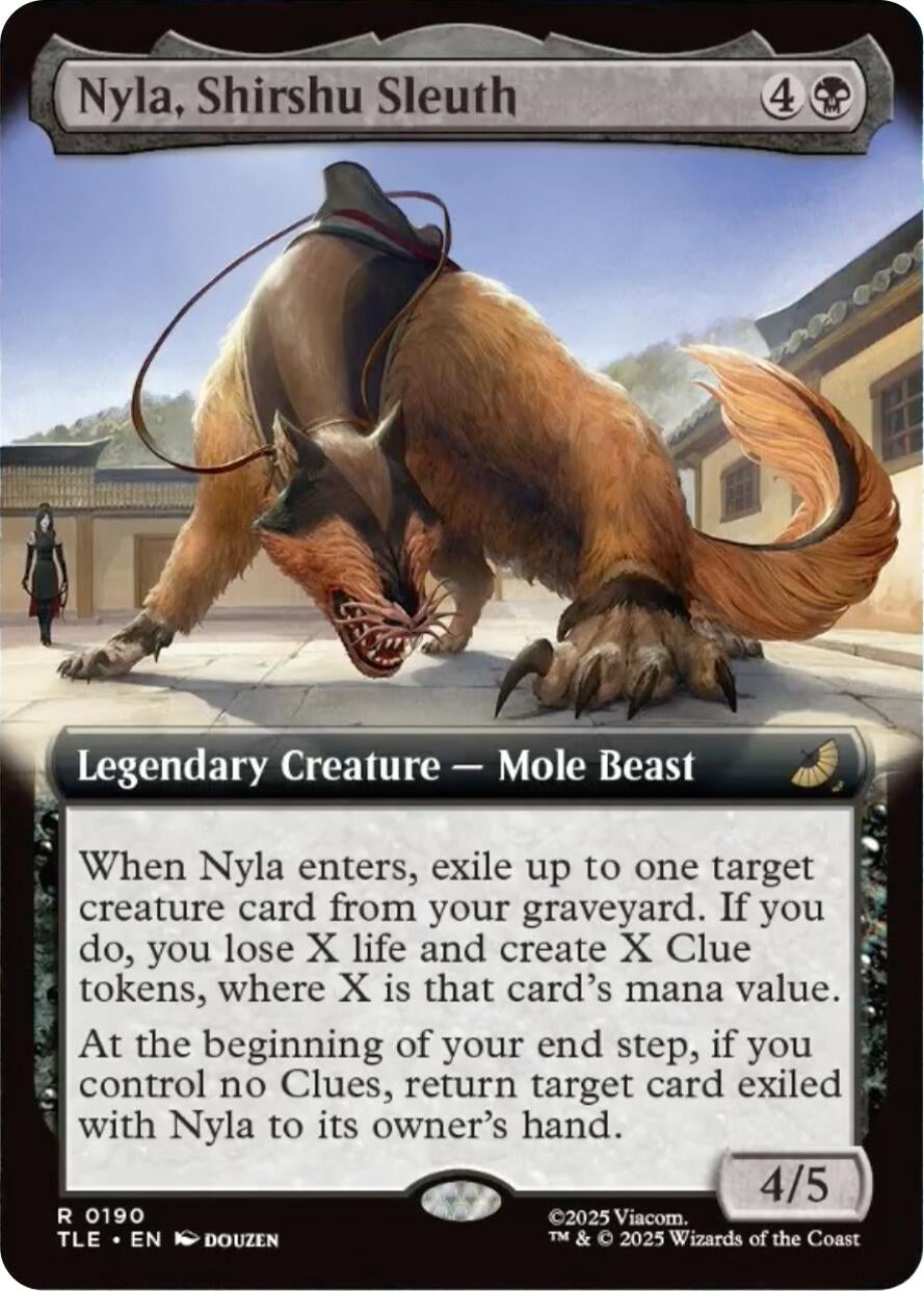 Image for Nyla, Shirshu Sleuth (Extended Art) (190) - Magic: The Gathering