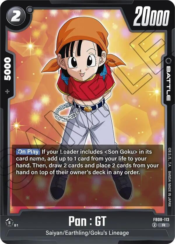 Image for Pan : GT - FB08-113 (FB08-113) (Saiyan's Pride) - Dragon Ball Super: Fusion World