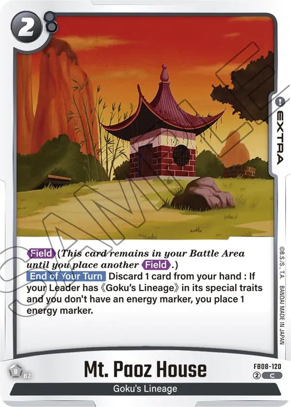 Image for Mt. Paoz House (FB08-120) (Saiyan's Pride) - Dragon Ball Super: Fusion World