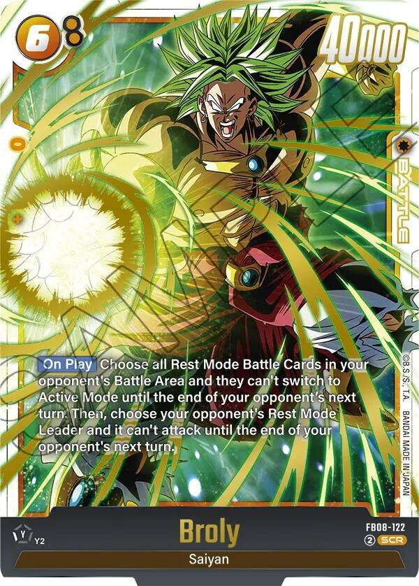 Image for Broly - FB08-122 (FB08-122) (Saiyan's Pride) - Dragon Ball Super: Fusion World