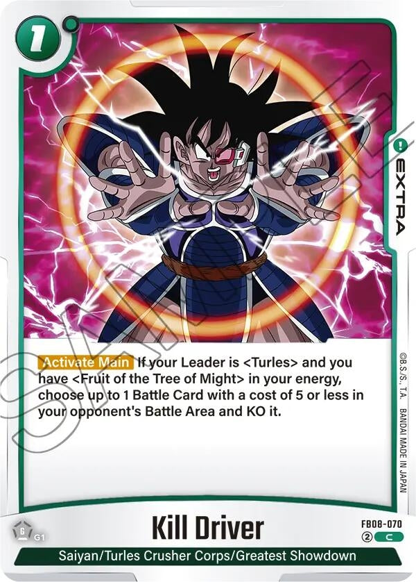 Image for Kill Driver (FB08-070) (Saiyan's Pride) - Dragon Ball Super: Fusion World
