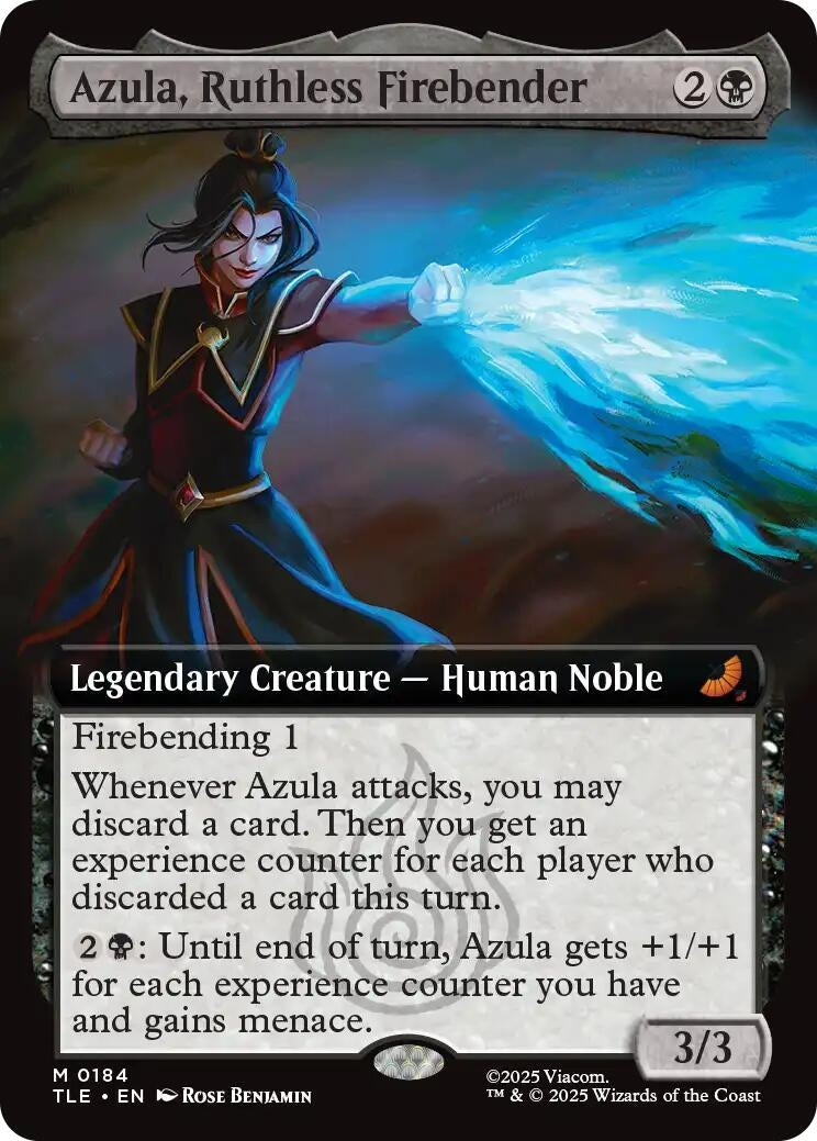 Image for Azula, Ruthless Firebender (Extended Art) (184) - Magic: The Gathering