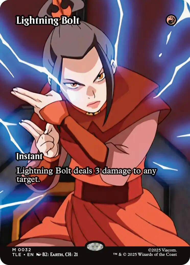 Image for Lightning Bolt (Borderless) (32) - Magic: The Gathering