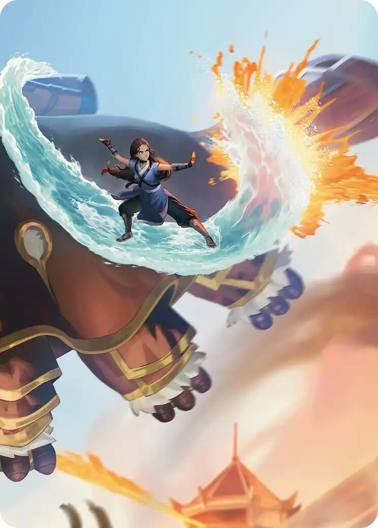 Image for Katara's Reversal Art Card (Avatar: The Last Airbender) - Magic: The Gathering