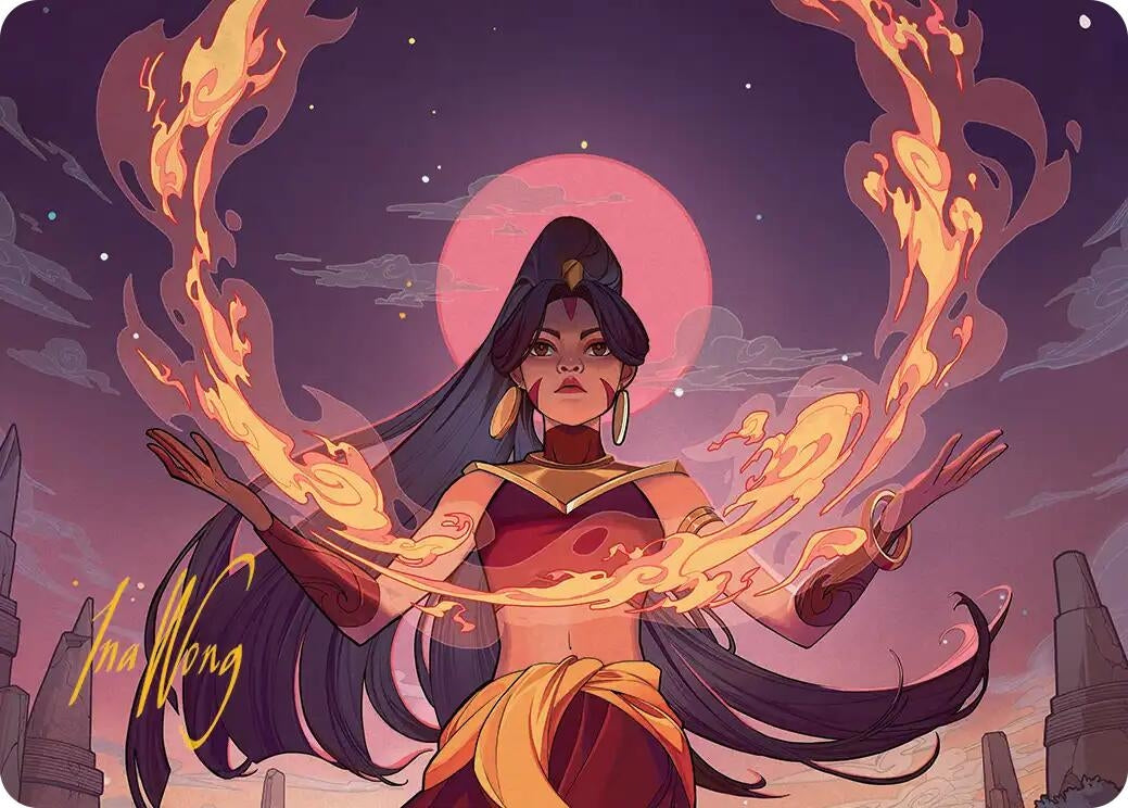 Image for Firebending Student Art Card (Gold-Stamped Signature) (44) (Avatar: The Last Airbender) - Magic: The Gathering