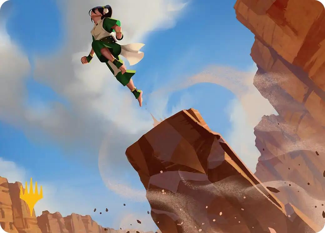 Image for Pillar Launch Art Card (Gold-Stamped Planeswalker Symbol) (16) (Avatar: The Last Airbender) - Magic: The Gathering