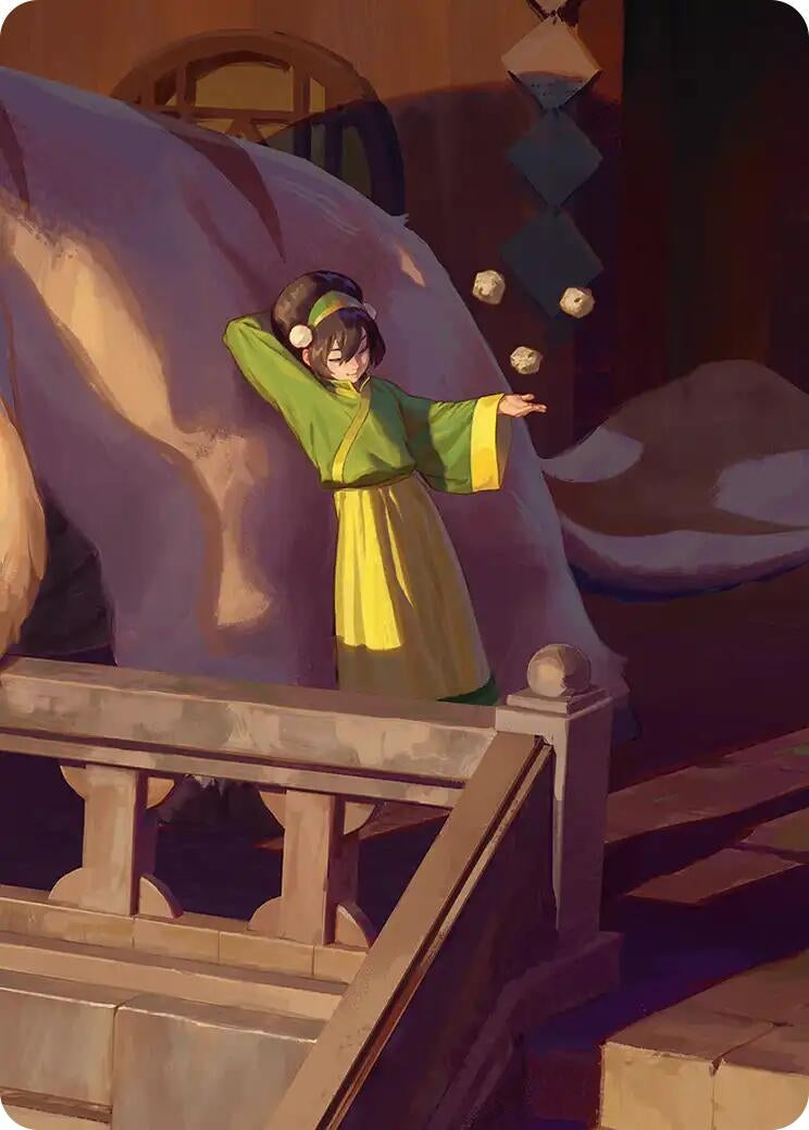 Image for Toph, Greatest Earthbender Art Card (Avatar: The Last Airbender) - Magic: The Gathering