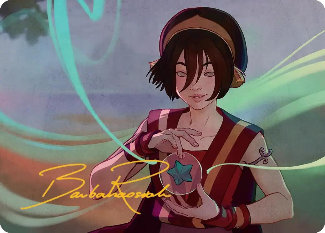 Image for Toph, the First Metalbender Art Card (Gold-Stamped Signature) (49) (Avatar: The Last Airbender) - Magic: The Gathering