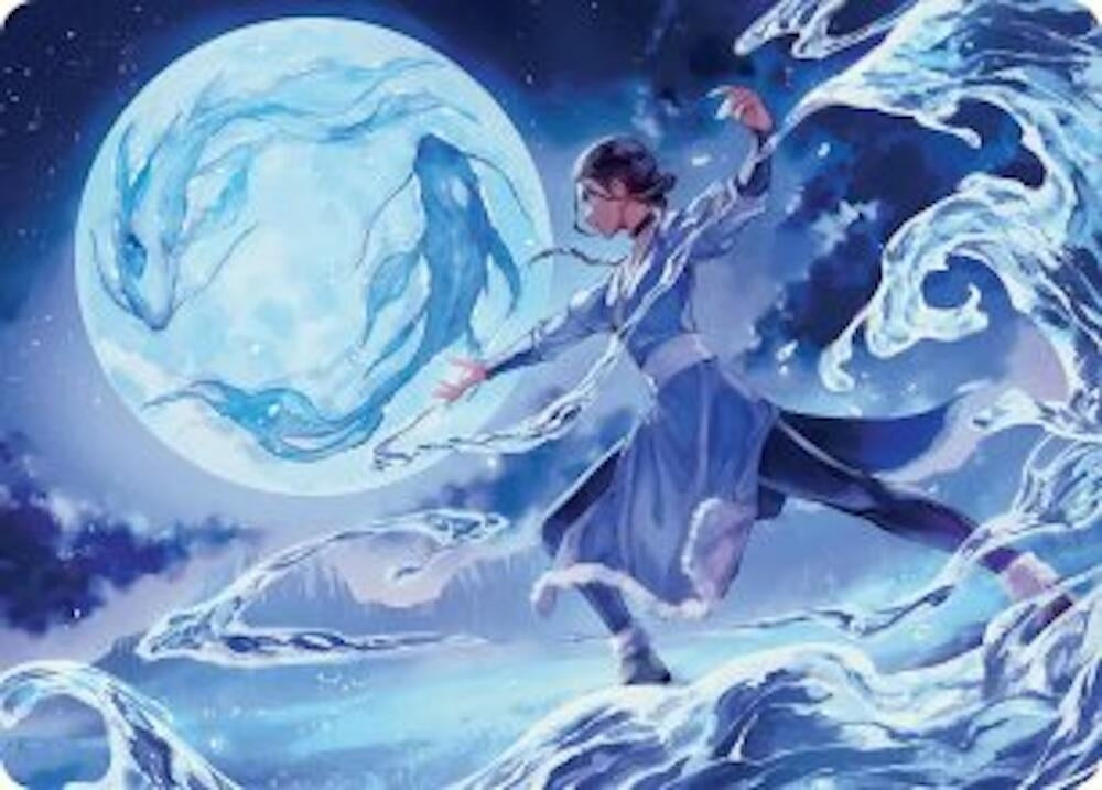 Image for Waterbender Ascension Art Card (6) (Avatar: The Last Airbender) - Magic: The Gathering