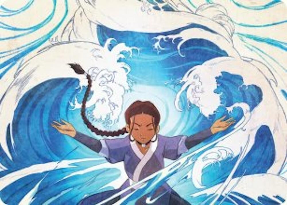 Image for Katara, Water Tribe's Hope Art Card (48) (Avatar: The Last Airbender) - Magic: The Gathering