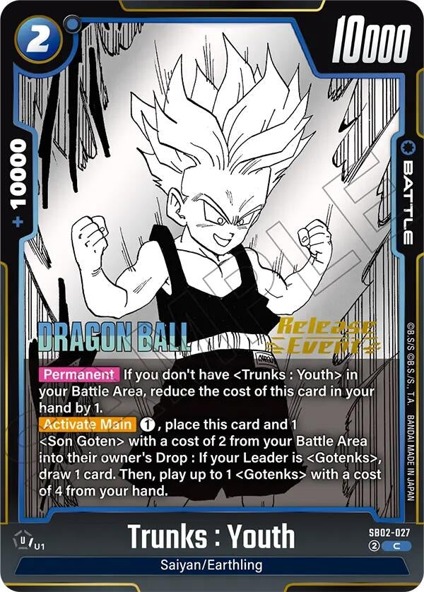Image for Trunks : Youth (SB02-027) - Dragon Ball Super: Fusion World