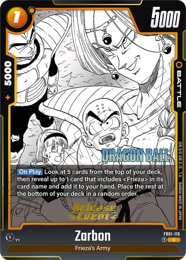 Image for Zarbon - FB01-116 (FB01-116) - Dragon Ball Super: Fusion World