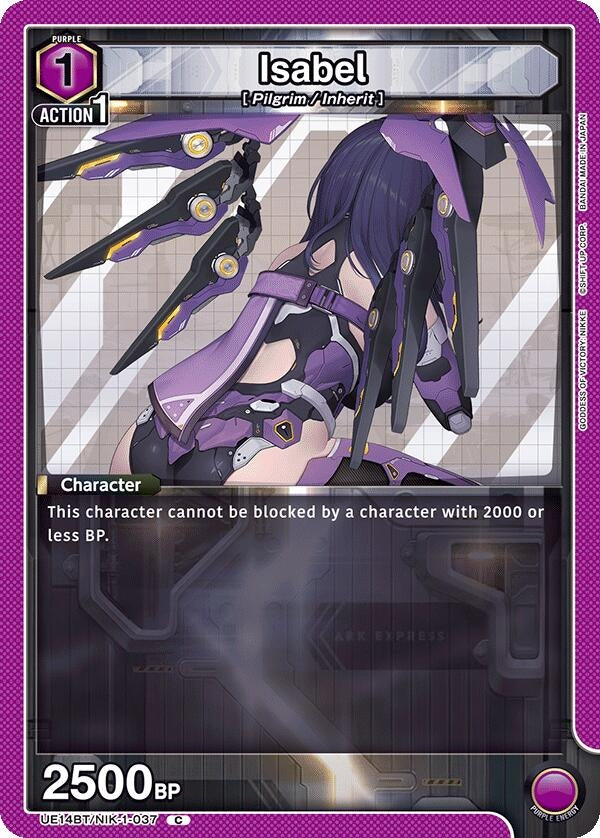 Image for Isabel (037) (UE14BT/NIK-1-037) (UE14BT: GODDESS OF VICTORY: NIKKE) - Union Arena