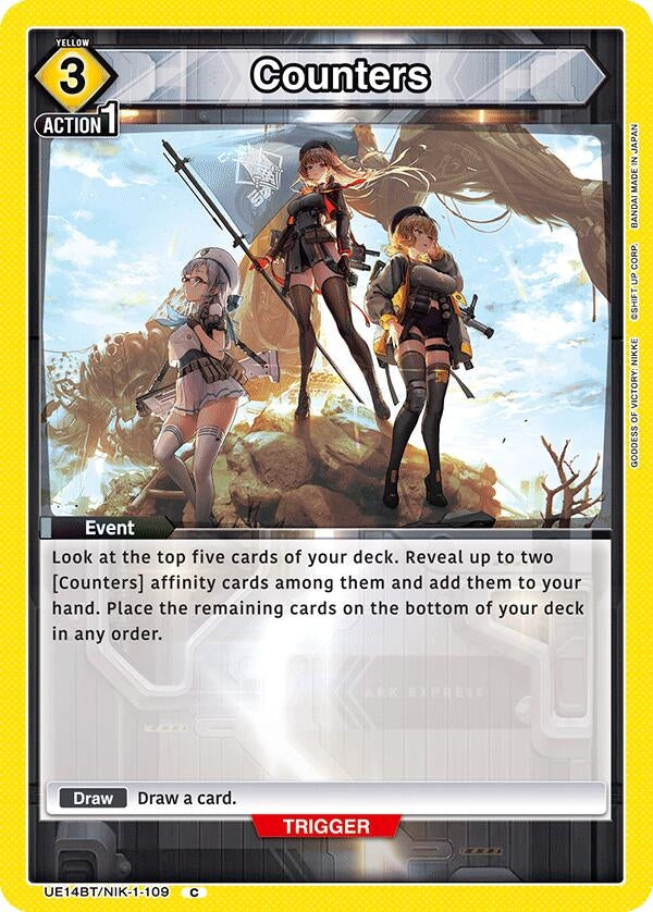 Image for Counters (UE14BT/NIK-1-109) (UE14BT: GODDESS OF VICTORY: NIKKE) - Union Arena