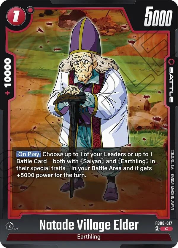 Image for Natade Village Elder (FB08-017) (Saiyan's Pride) - Dragon Ball Super: Fusion World