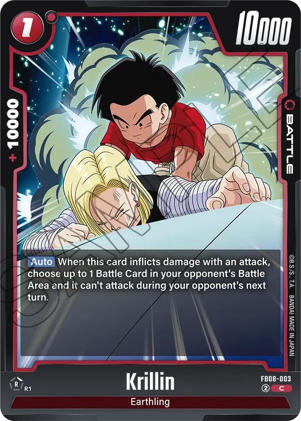 Image for Krillin - FB08-003 (FB08-003) (Saiyan's Pride) - Dragon Ball Super: Fusion World
