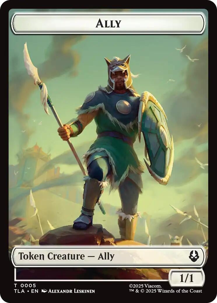 Image for Ally (0005) // Clue (0014) Double-Sided Token (5 // 14) (Avatar: The Last Airbender) - Magic: The Gathering