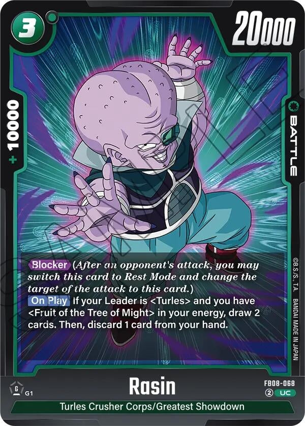 Image for Rasin (FB08-068) (Saiyan's Pride) - Dragon Ball Super: Fusion World