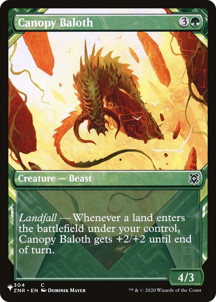 Image for Canopy Baloth (Showcase) (304) - Magic: The Gathering