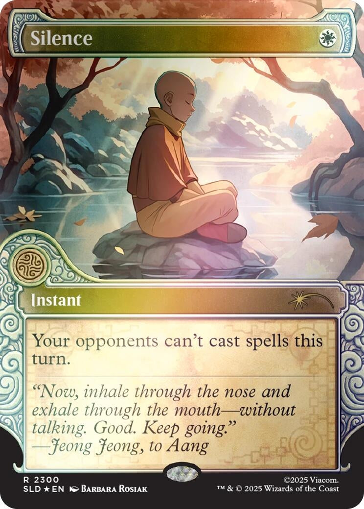 Image for Silence (2300) (Rainbow Foil) (2300) - Magic: The Gathering