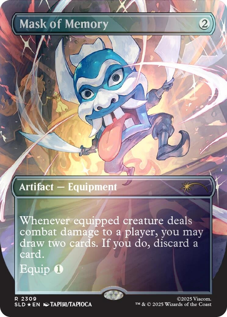 Image for Mask of Memory (Rainbow Foil) (2309) - Magic: The Gathering