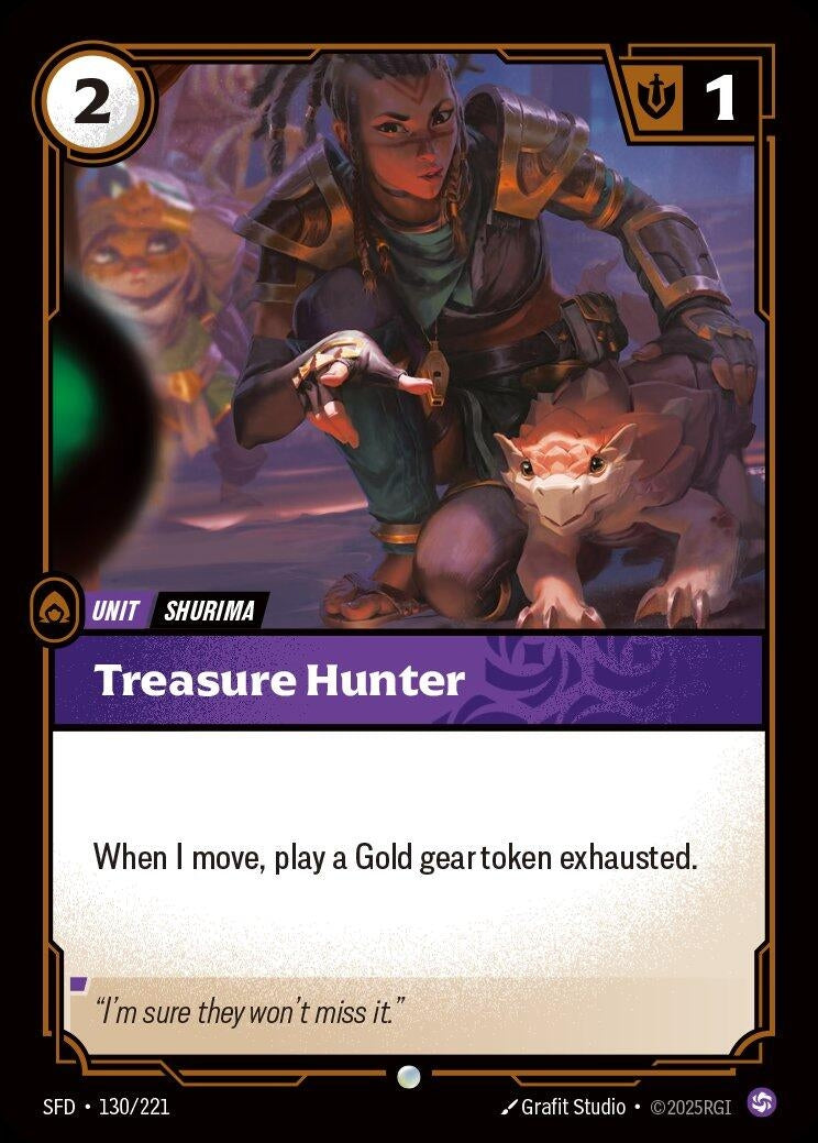 Image for Treasure Hunter (130/221) - Riftbound: League of Legends Trading Card Game