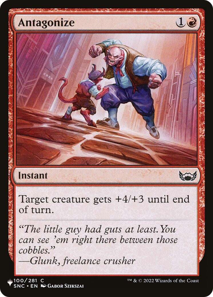 Image for Antagonize (100) - Magic: The Gathering