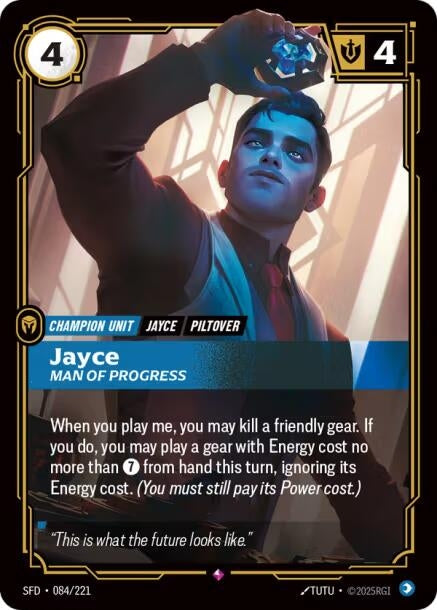 Image for Jayce - Man of Progress (084/221) - Riftbound: League of Legends Trading Card Game