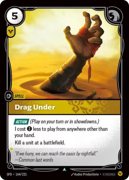 Image for Drag Under (164/221) - Riftbound: League of Legends Trading Card Game