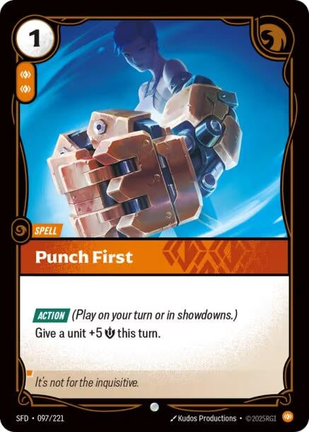 Image for Punch First (097/221) - Riftbound: League of Legends Trading Card Game