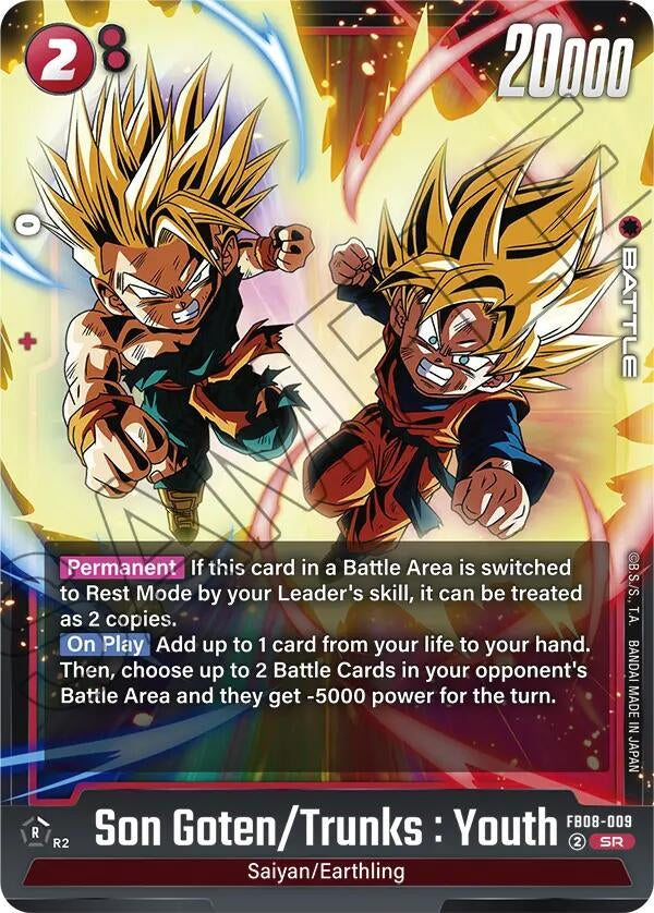 Image for Son Goten/Trunks : Youth (FB08-009) (Saiyan's Pride) - Dragon Ball Super: Fusion World